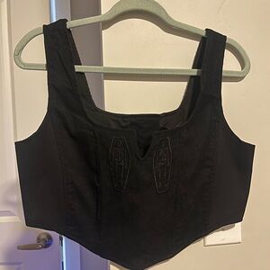 Adidas Black Crop Top